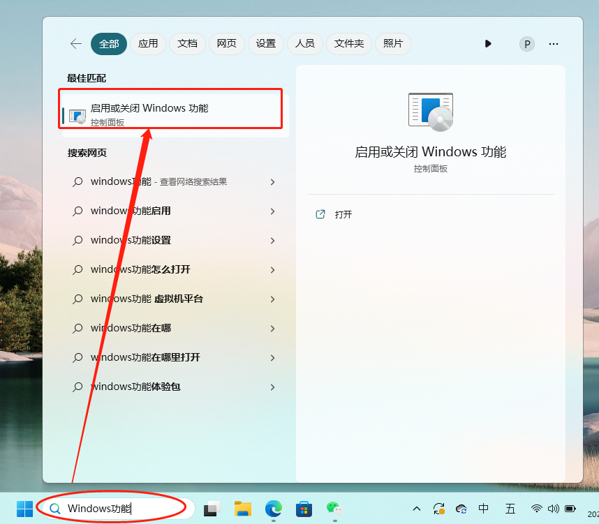 Win11安装和配置IIS的方法-怎样找到入口